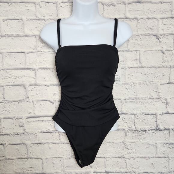 Shade & Shore Other - NWT Shade & Shore Swimsuit Size Small Black Removable Adjustable Straps